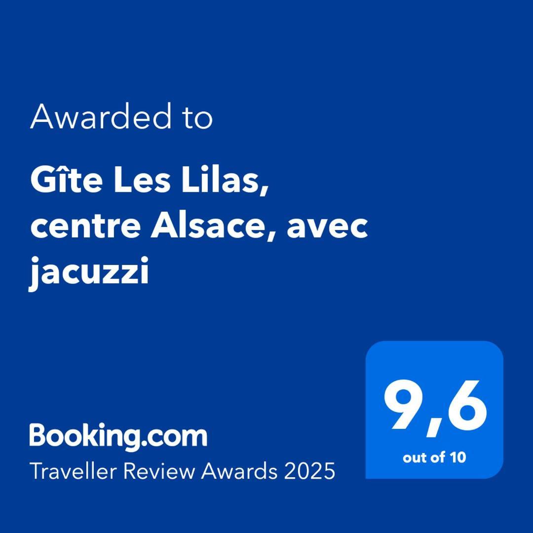Gite Les Lilas, Centre Alsace, Avec Jacuzzi Mackenheim Экстерьер фото